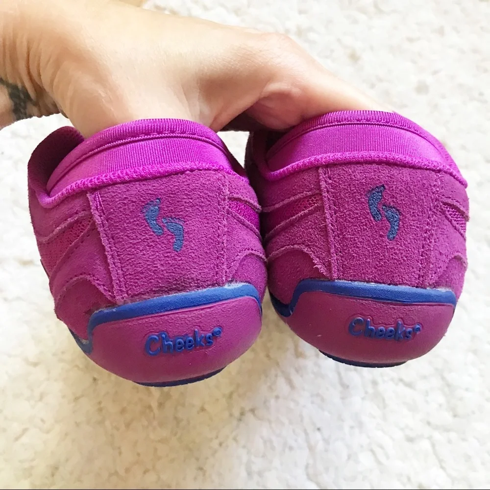 Pink Women's Sneakers - Cheeks Lightweight Active Shoe Size 8
